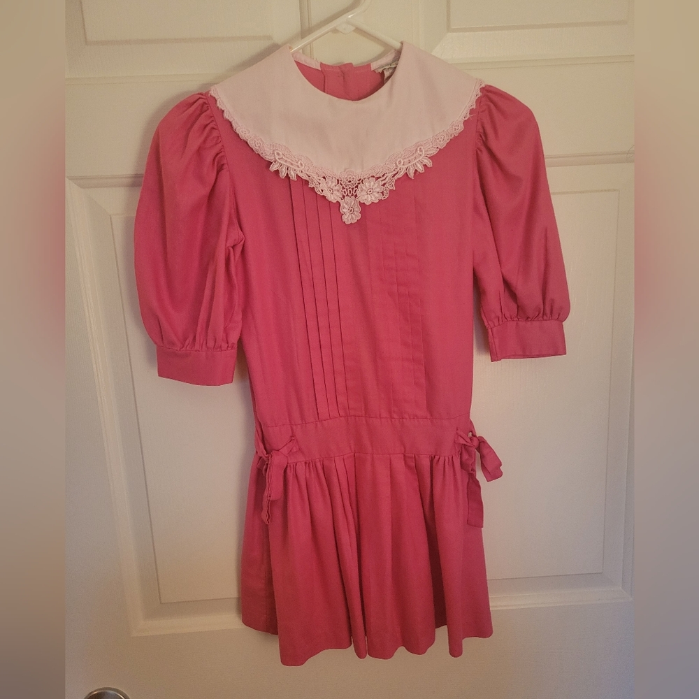 Vintage 80s dress girls size 7